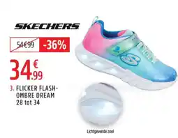 Intersport Skechers Flicker Flashombre Dream aanbieding