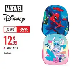 Intersport Marvel en Disney Rugzak aanbieding