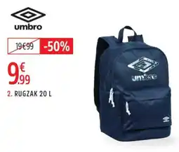 Intersport Umbro Rugzak aanbieding
