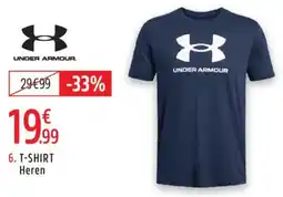 Intersport Under Armour T-Shirt Heren aanbieding