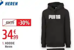 Intersport Puma Hoodie Heren aanbieding