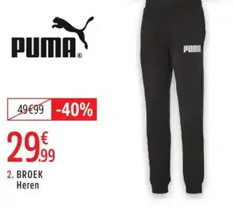 Intersport Puma Broek Heren aanbieding