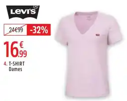 Intersport Levi's T-Shirt Dames aanbieding