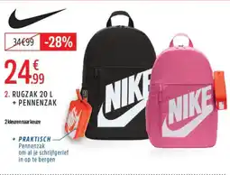 Intersport Nike Rugzak + Pennenzak aanbieding