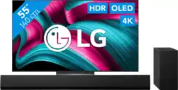 Coolblue LG 55 OLED EVO C54 4K (2025) + LG DSG10TY aanbieding