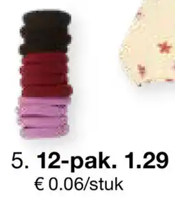 Zeeman Kleine elastiekjes aanbieding