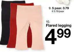 Zeeman Flared legging aanbieding