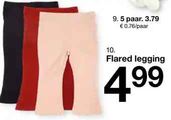 Zeeman Flared legging aanbieding