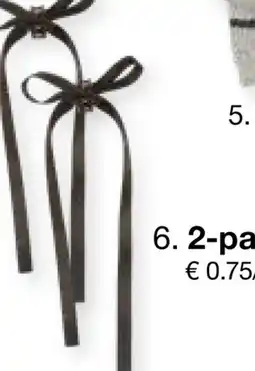 Zeeman Strik op haarklem 2 pak aanbieding
