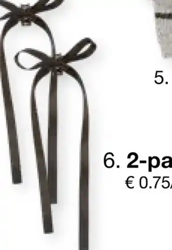Zeeman Strik op haarklem 2 pak aanbieding