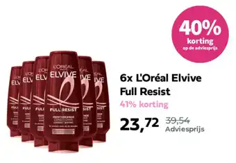 Plein.nl L'Oréal Elvive Full Resist aanbieding