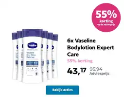 Plein.nl Vaseline Bodylotion Expert Care aanbieding