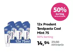 Plein.nl Prodent Tandpasta Cool Mint aanbieding
