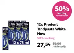 Plein.nl Prodent Tandpasta White Now aanbieding