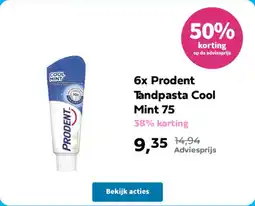 Plein.nl Prodent Tandpasta Cool Mint aanbieding