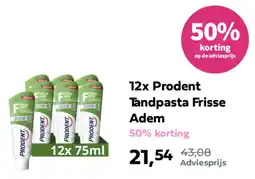 Plein.nl Prodent Tandpasta Frisse Adem aanbieding
