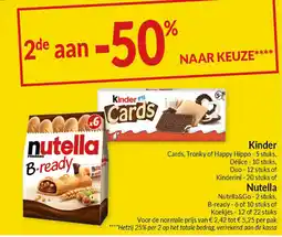 Intermarché Kinder of Nutella aanbieding