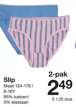 Zeeman Slip aanbieding