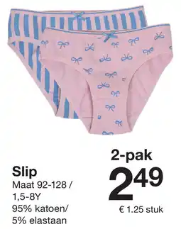 Zeeman Slip aanbieding