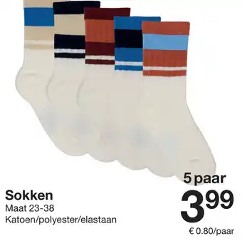 Zeeman Sokken aanbieding