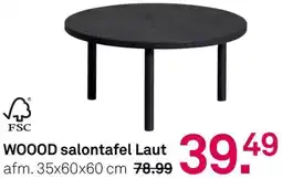 Karwei WOOOD salontafel Laut aanbieding