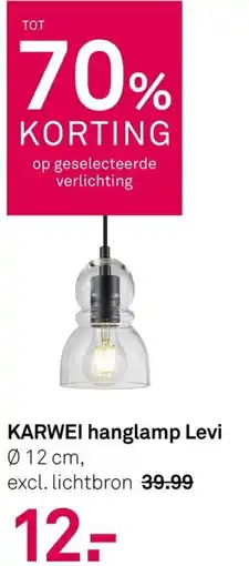 Karwei KARWEI hanglamp Levi aanbieding