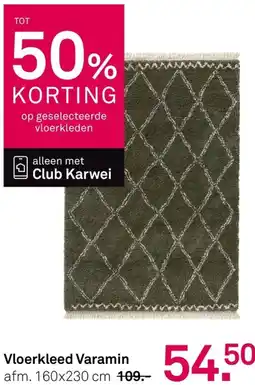 Karwei Vloerkleed Varamin aanbieding