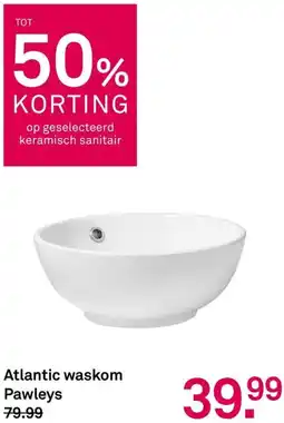 Karwei Atlantic waskom Pawleys aanbieding