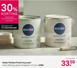 Karwei Histor Perfect Finish muurverf aanbieding