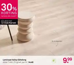 Karwei Laminaat Valley Göteborg aanbieding