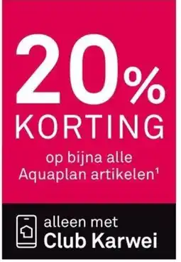 Op bijna alle Aquaplan artikelen¹