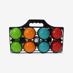 Decathlon KUNSTSTOF PETANQUEBALLEN SET VAN 8 aanbieding
