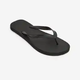 Decathlon Heren teenslippers 100 zwart aanbieding