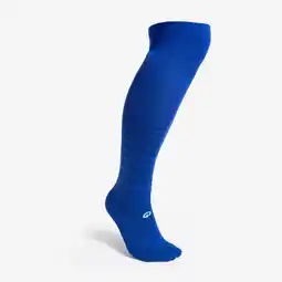 Decathlon Gestreepte voetbalsokken voor kinderen Viralto Club blauw aanbieding