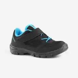 Decathlon Wandelschoenen voor kinderen NH100 klittenbandsluiting zwart maat 24 tot 34 aanbieding