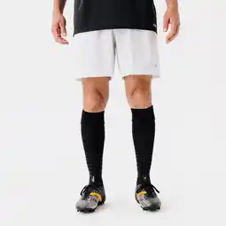 Decathlon Voetbalshort voor volwassenen Essential wit aanbieding