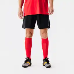 Decathlon Voetbalshort voor volwassenen Essential zwart aanbieding