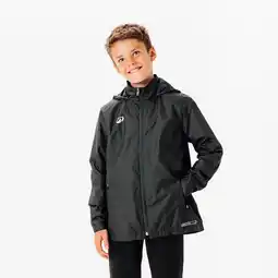 Decathlon Regenjack voor voetbal kinderen Viralto Club zwart aanbieding