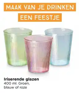 Xenos Iriserende glazen aanbieding