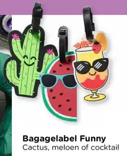 Xenos Bagagelabel Funny aanbieding