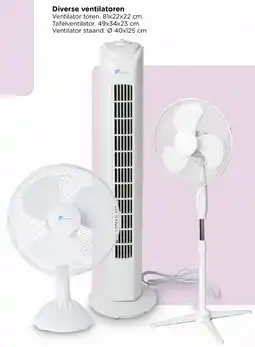 Xenos Diverse ventilatoren aanbieding