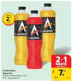 Carrefour Frisdranken Aquarius aanbieding