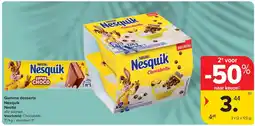 Carrefour Gamma desserts Nesquik Nestlé aanbieding