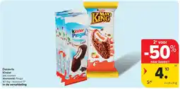 Carrefour Desserts Kinder aanbieding