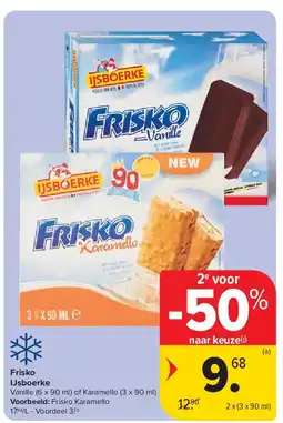 Carrefour Frisko IJsboerke aanbieding