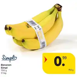 Carrefour Bananen Simpl aanbieding