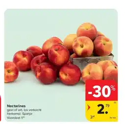 Carrefour Nectarines aanbieding