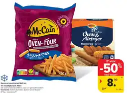 Carrefour Gamma ovenfrieten McCain en maaltijdsnack Mora aanbieding