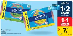 Carrefour Mega pack tampons Tampax aanbieding