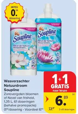 Carrefour Wasverzachter Natuurdroom Soupline aanbieding